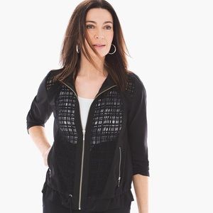 Chico’s jacket, free beauty gift w/ purchase!